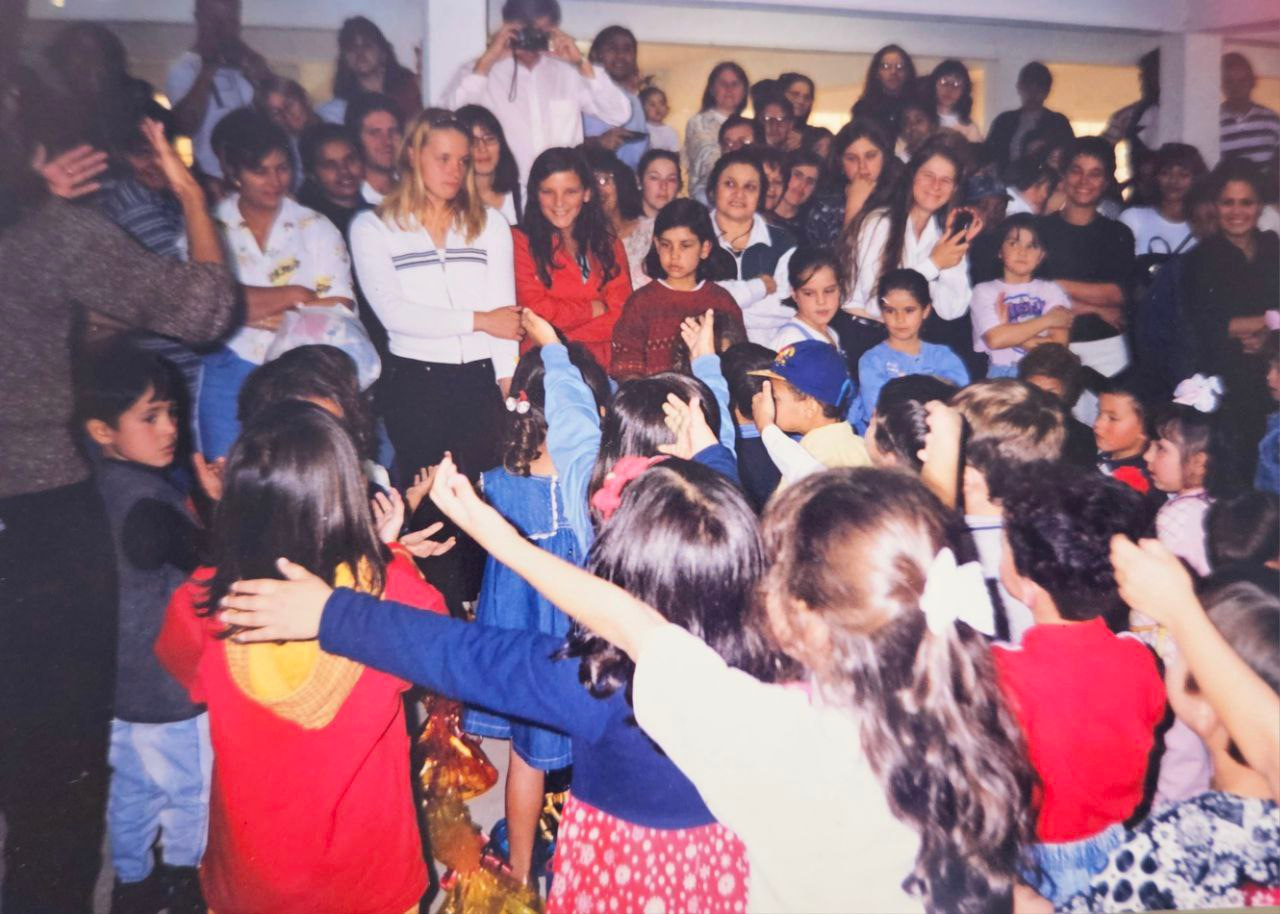 Evento com famílias do colégio