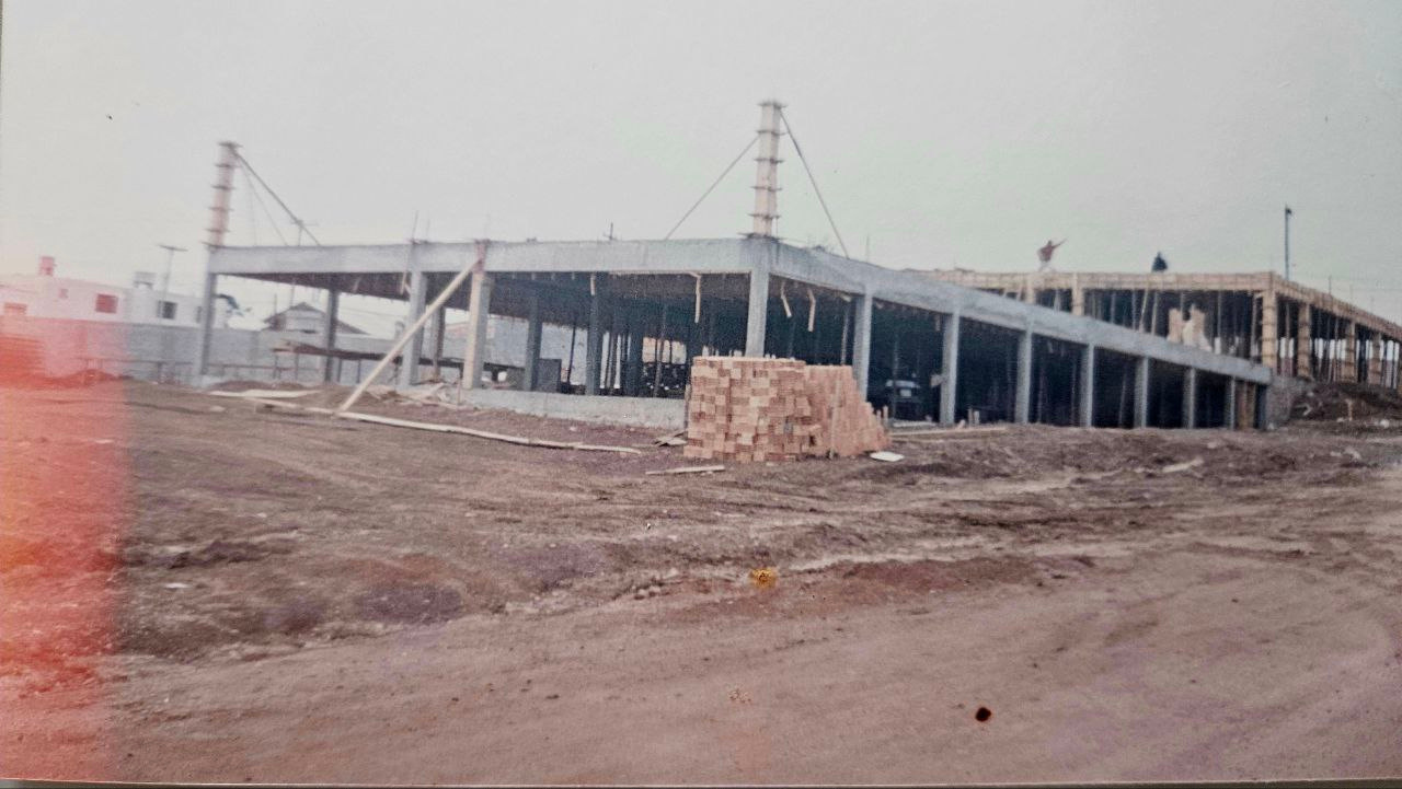Construção da estrutura do Novo Éden